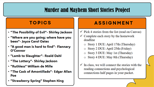 stories homework